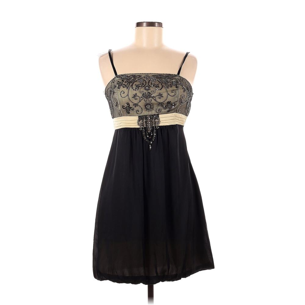 Studio S.W. by Sue Wong Designer Black Cocktail Dress Size 6
